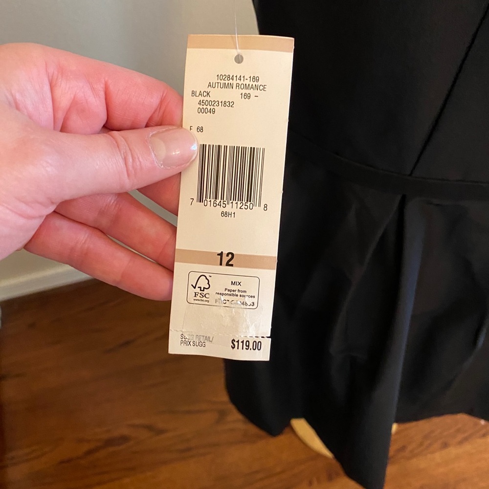 NWT! Size 12 Sleeveless Evan-Picone party dress. - Picture 3 of 5